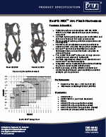 3M | DBI-SALA ExoFit NEX Arc Flash Harness Spec Sheet