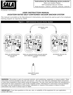 Aviation Rated Vacuum Anchor Manual