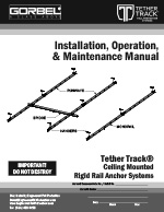 Tether Track Ceiling Suspended Fall Protection Manual