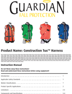Guardian Construction Tux Harness Manual
