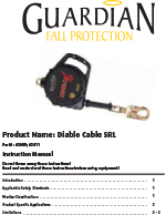 Guardian Diablo Cable SRL Manual