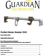 Guardian Steel Beam Anchors Manual