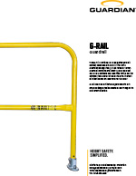 Guardian Portable Guardrail G-Rail System Brochure