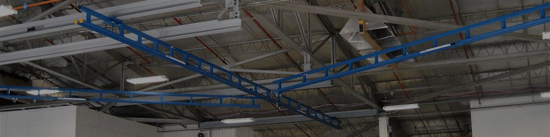 Ceiling Mounted Fall Protection Monorails