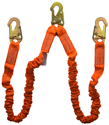 Double Stretch Lanyard with Rebar Hooks