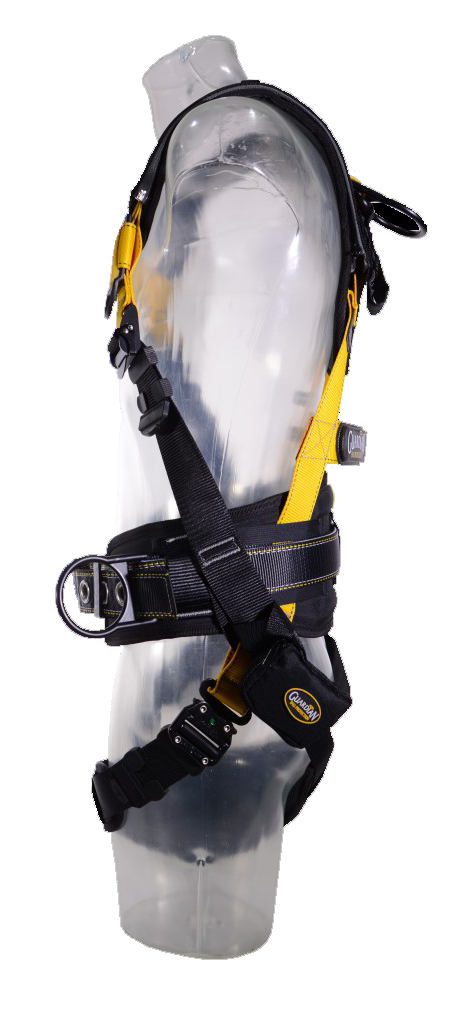 Guardian Series Full-Body Harness w/ Waist Pad, Quick-Connect Chest and  Legs, Side D-Rings