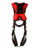 Protecta P200 Comfort Vest Safety Harness, Pass-Through Chest, Tongue-Buckle Legs, Side D-Rings, Back