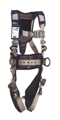 ExoFit STRATA Construction Harness, Duo-Lok Quick-Connect Chest and Legs, Side, Chest D-Rings, Front