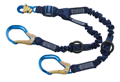 SPI Health and Safety, Dyna-ONE™ Polyester Double-Leg Y-Lanyard - Ultimate Fall  Protection