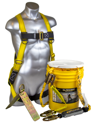 Bucket of Safe-Tie w/ 50 ft. Vertical Lifeline Assembly, 00815