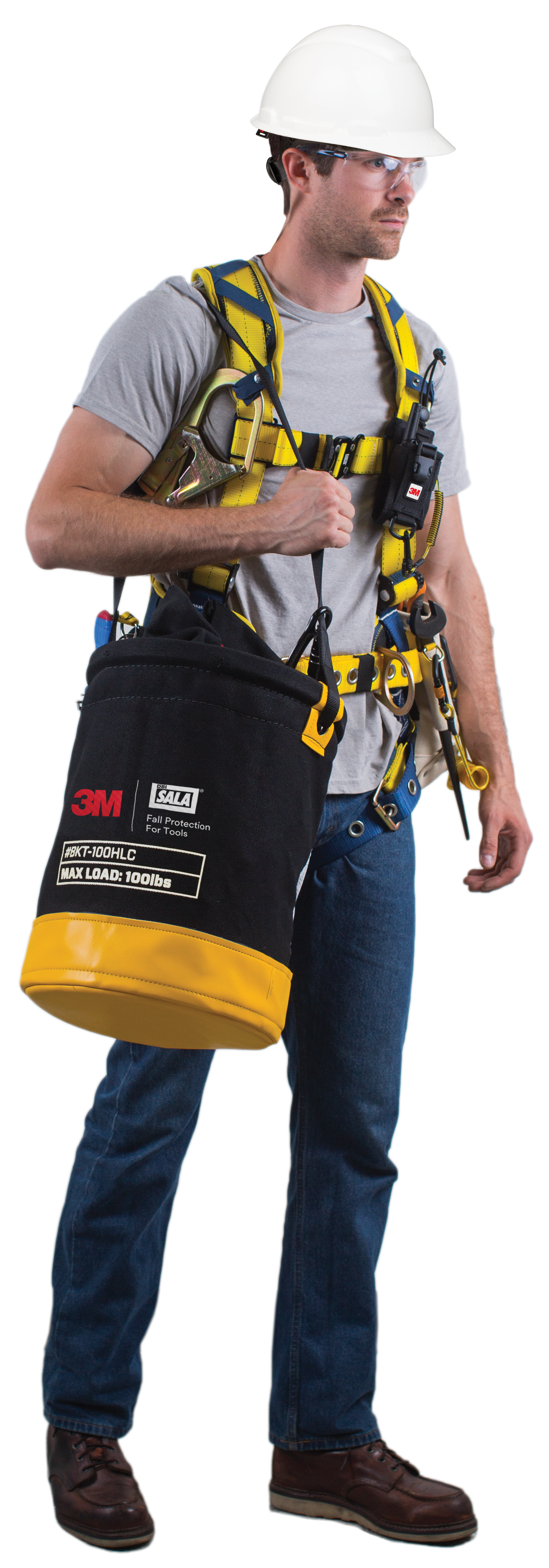 3M™ DBI-SALA® Long Safe Bucket 100 lb. Load Rated Hook and Loop