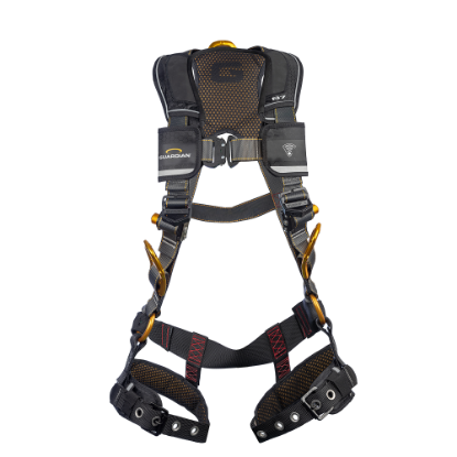Guardian B7 Comfort Full-Body Harness, Quick-Connect Chest, Tongue-Buckle Legs, Side D-Rings