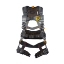 Guardian B7 Comfort Full-Body Harness w/ Waist Pad, Quick-Connect Chest, Tongue-Buckle Legs, Sternal D-Ring