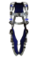   3M | DBI-SALA ExoFit X200 Comfort Vest Climbing Safety Harness, Quick-Connect Chest and Legs, Chest D-Ring (front)